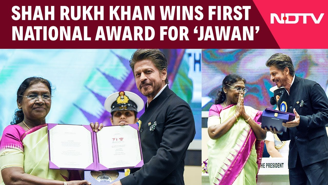 National Film Awards 2025 | Shah Rukh Khan Receives National Award for 'Jawan'