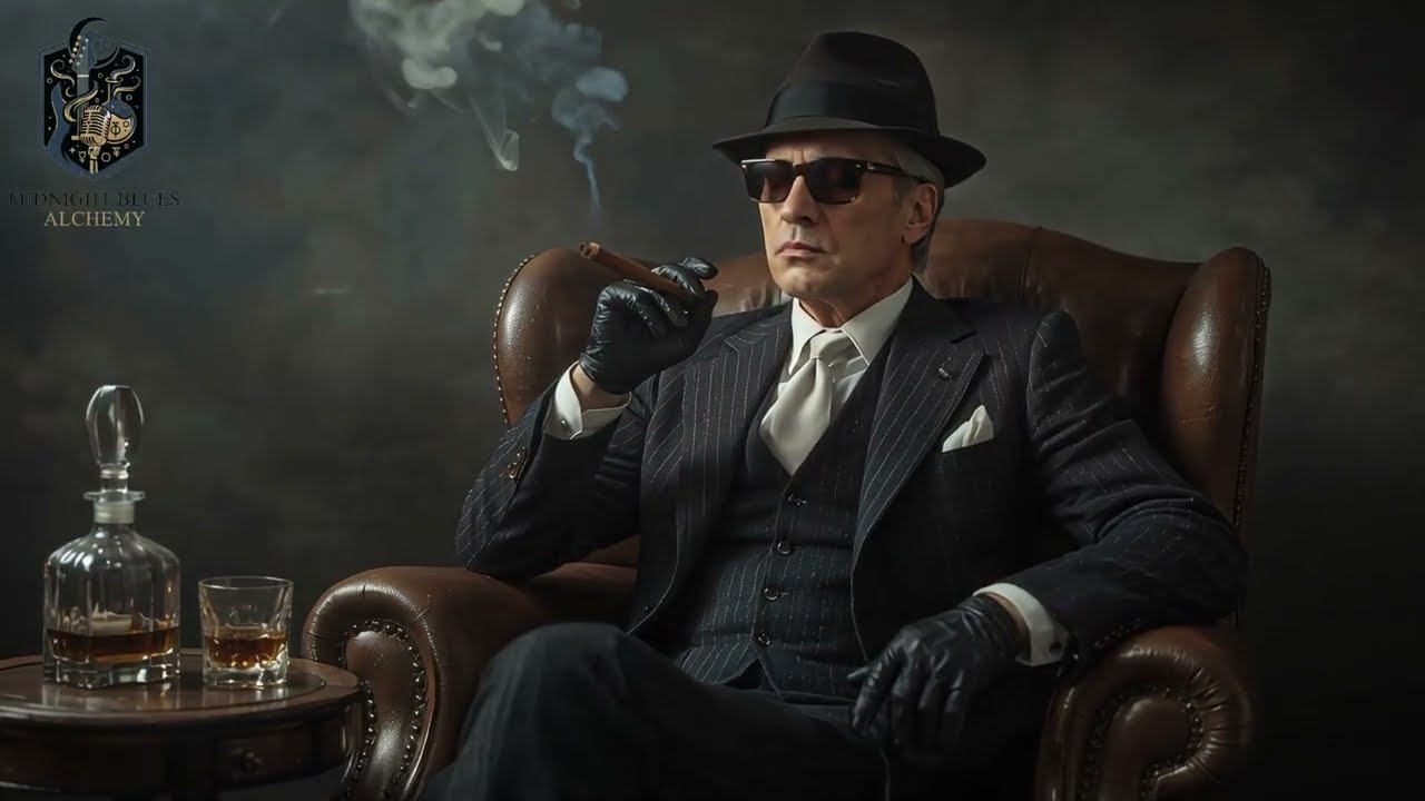 🎧 Playlist To Plot Your Revenge | Soulful Dark Blues & Vintage Whiskey | 1940s Mafia Blues Ambience