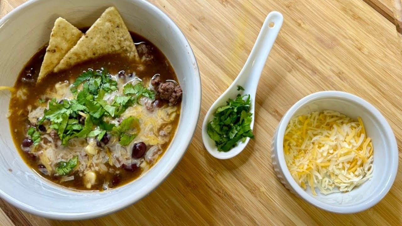 Delicious Spicy Black Bean Soup In Minutes | Instant Pot Recipe