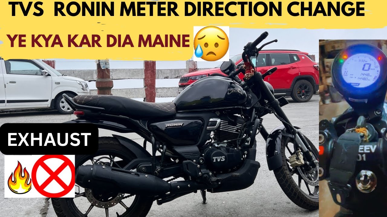 TVS RONIN METER DIRECTION CHANGE YE KYA KAR DIA 🔥🔥 #tvsronin225 #viral #vlogs #modified #bike #auto 