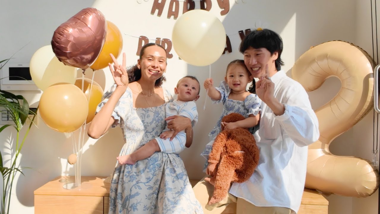 Fanta Turns TWO! 💖✨ preparing, setting up and our Daughter's CUTE reaction