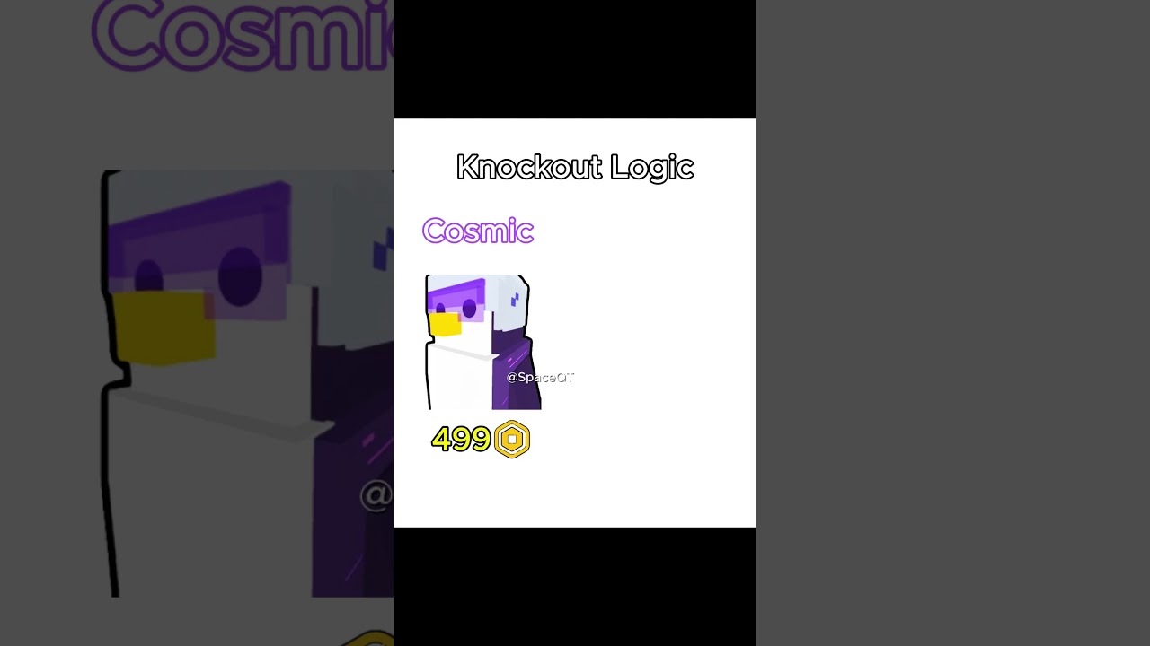 KNOCKOUT (Roblox) Logic | Cosmic vs Yeti 😂  #roblox #knockout #robloxgames #knockoutroblox #viral