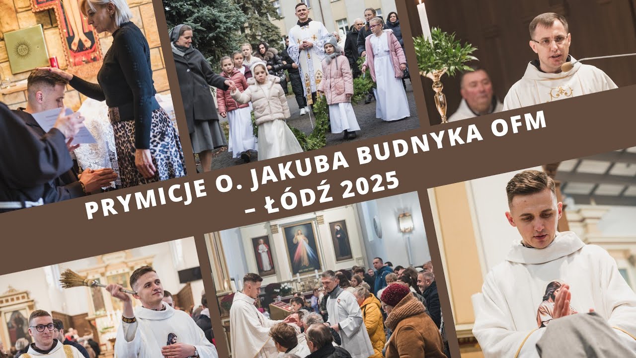Prymicje o. Jakuba Budnyka OFM – Łódź 2025