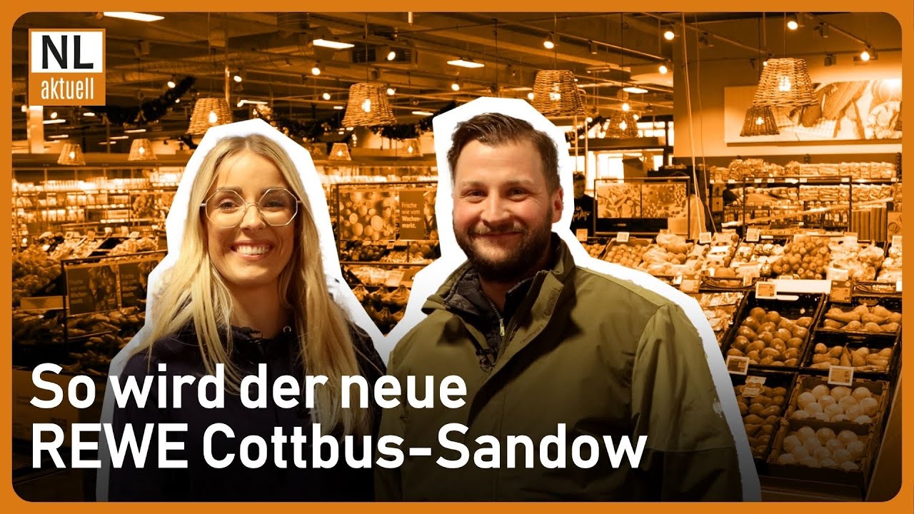 Cottbus | Große Rewe-Neueröffnung in Sandow am Doll am 30. November, So ist der Markt aufgebaut