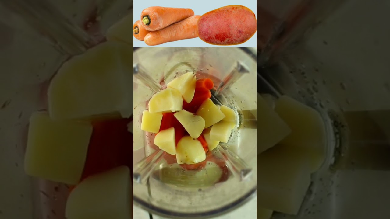 Receita de papinha para beb&ecirc;, de cenoura e batata vermelha | papinha para beb&ecirc; de 7 meses