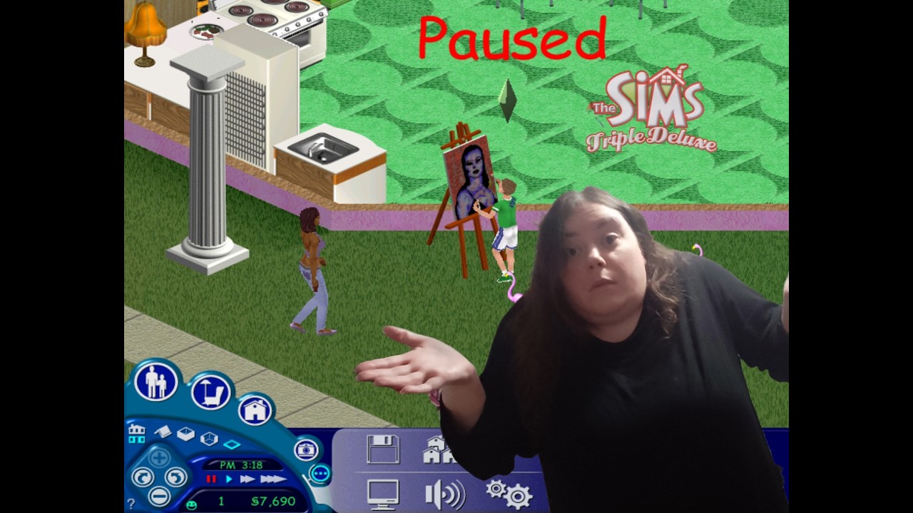 Sim kid misses school