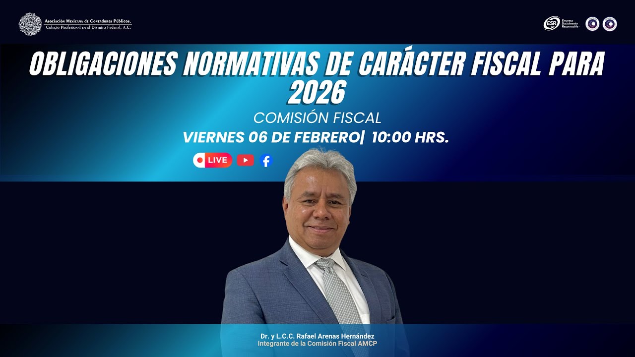 Obligaciones normativas de carácter fiscal para 2026