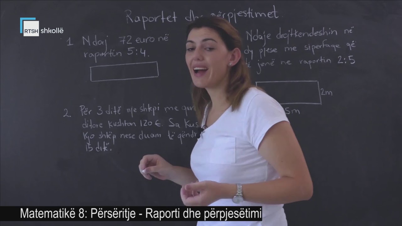 Matematikë 8 - Përsëritje: Raporti dhe përpjestimi