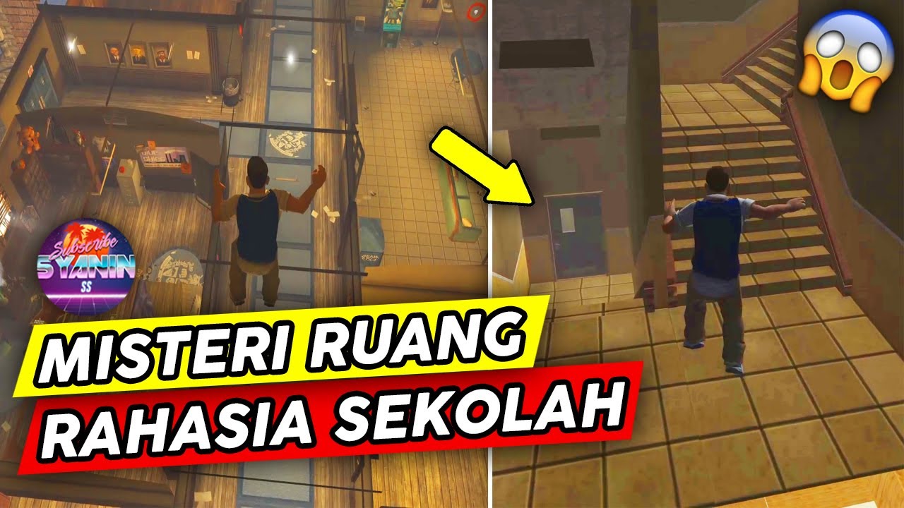 RUANG RAHASIA Di Gedung Sekolah BULLY !! PERTAMA DITEMUKAN - Misteri Easter Egg Game Bully Indonesia