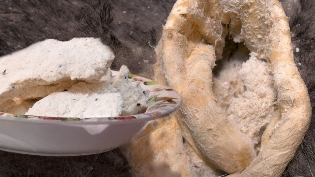 Oğlak Derisinde Tulum Peyniri #tulum #peynir #lezzetlitarif #denizli
