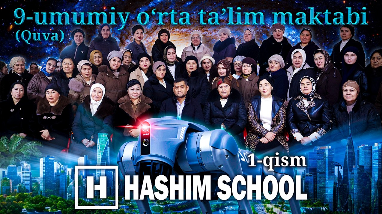 ROBOT DOG Quva maktabida: O'qituvchilar hayron qoldi!