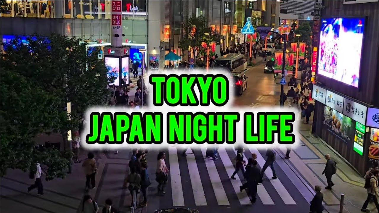 Tokyo Japan Night Life