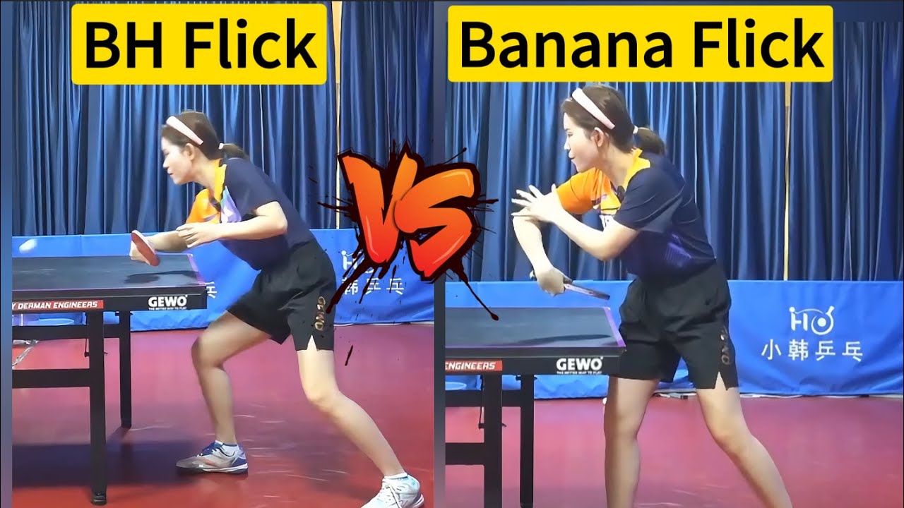 Backhand flick & 🍌Banana flick – Basic Technique & Feel