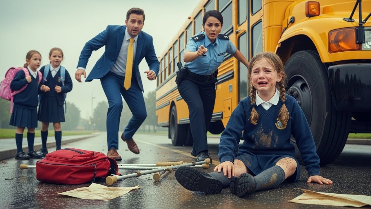 Миллионер увидел дочь на автобусной остановке — узнав, почему школу ей запретили, он был потрясён…