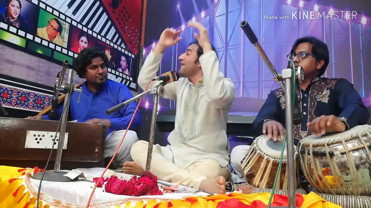 Roop Chouhan with Chand Khan son of Ustad Hussain baksh Gullu