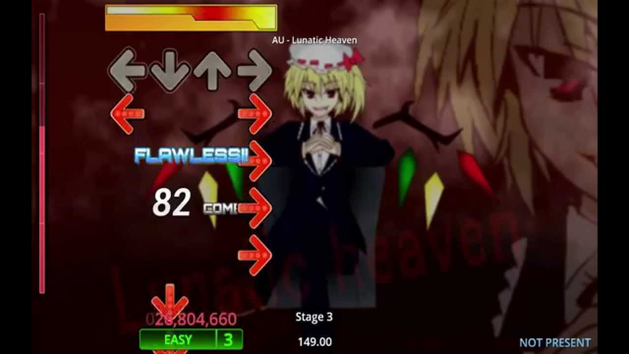 Stepmania Lunatic Heaven EASY Dancing pad