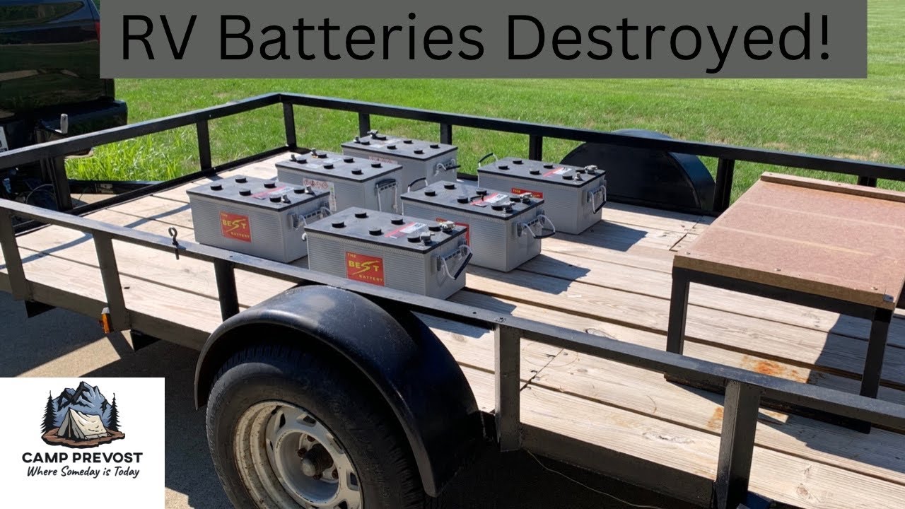 RV Batteries Destroyed! / Tear down, Wakespeed WS500, Sterling APD, EG4 Server Rack Battery Review