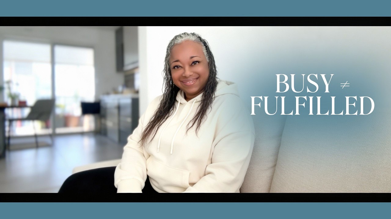 A Full Schedule Won't Fill Your Soul