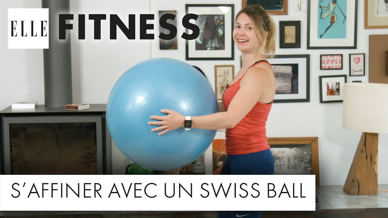 20 minutes pour s'affiner avec un Swiss ball ┃ELLE Fitness