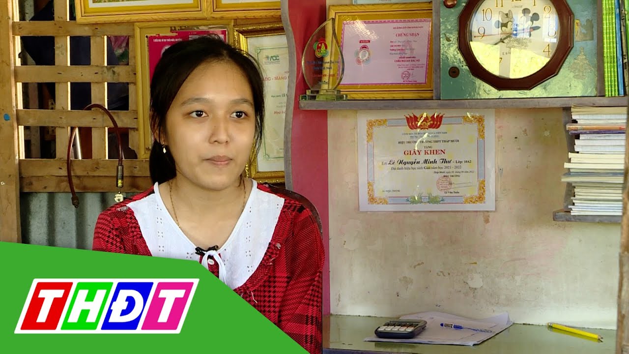 Học sinh Lê Nguyễn Minh Thư (Huyện Tháp Mười, Đồng Tháp) | Tiếp sức đến trường - 16/12/2022 | THDT