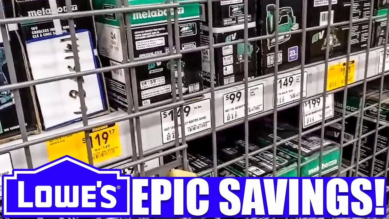 Best Kobalt, Flex, Metabo HPT, and Bosch Tool Deals at Lowes!