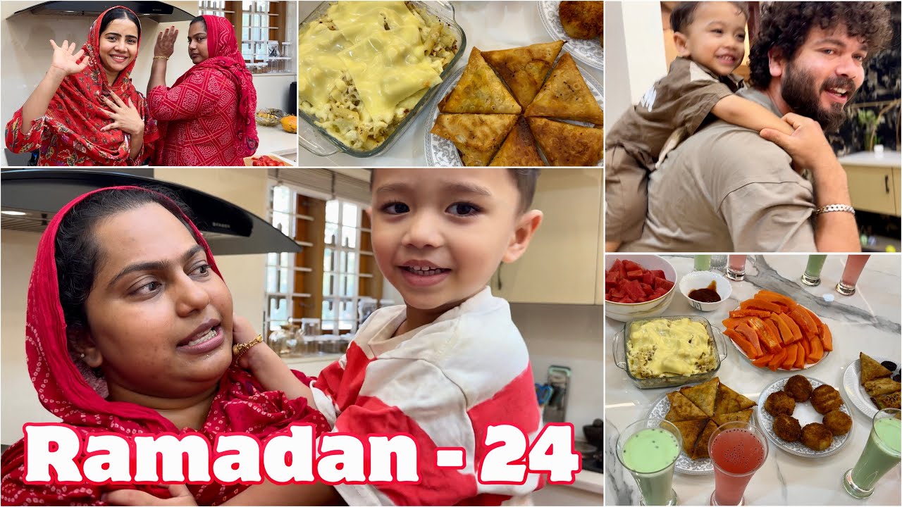🌙RAMADAN-24😍 | 2 Different Iftar Recipe 😋 | Happy Family Time & Bit Tiredness 😅