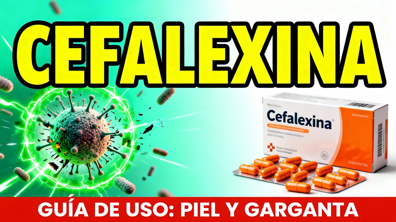 CEFALEXINA Para que sirve, dosis y Efectos Secundarios