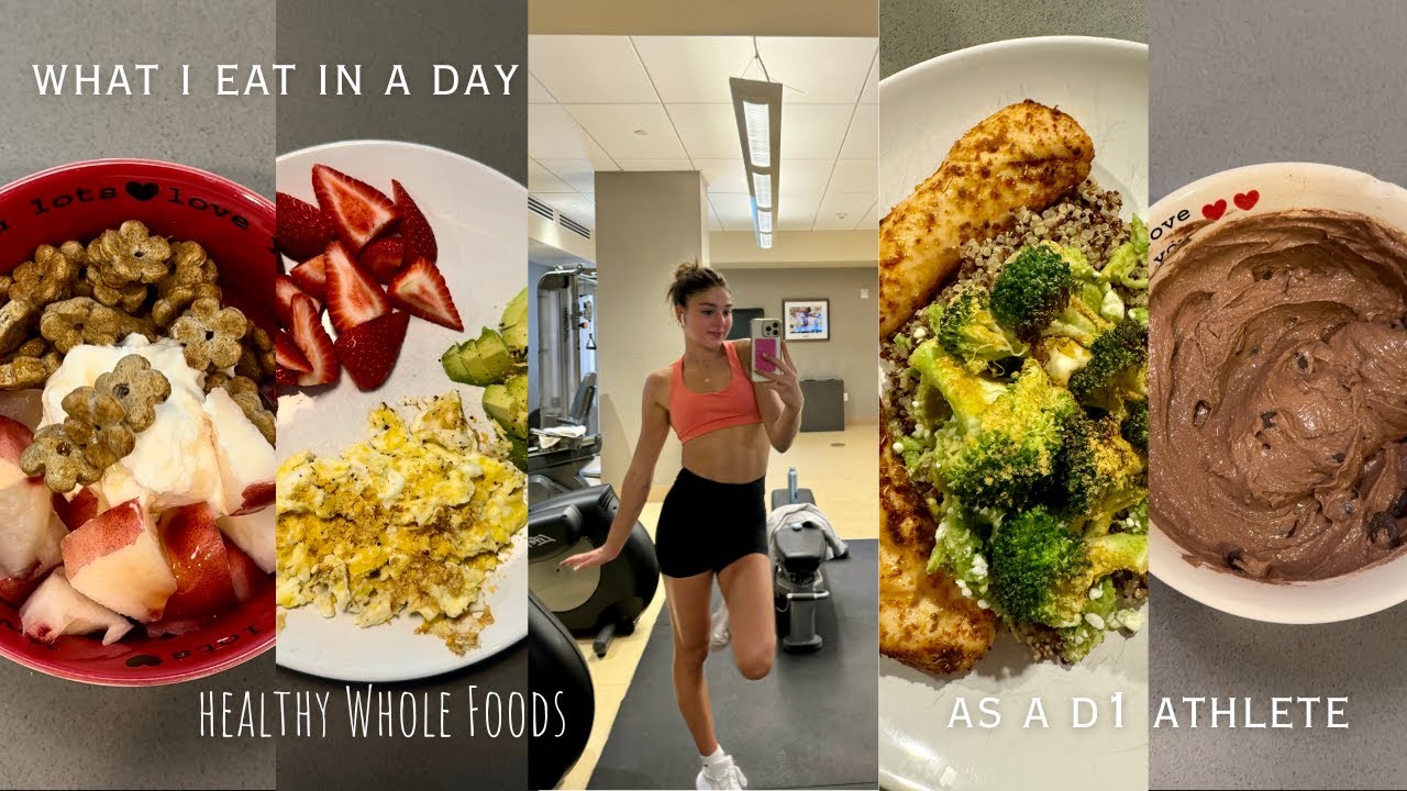 what i eat in a day as a d1 athlete @ Clemson
