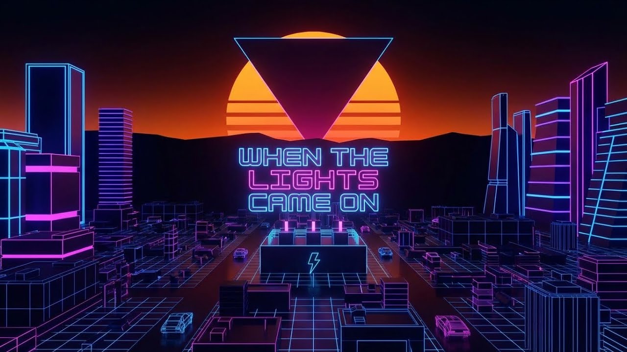 When the Lights Came On | Growing Up in the 80s & 90s | Synthwave Cinematic