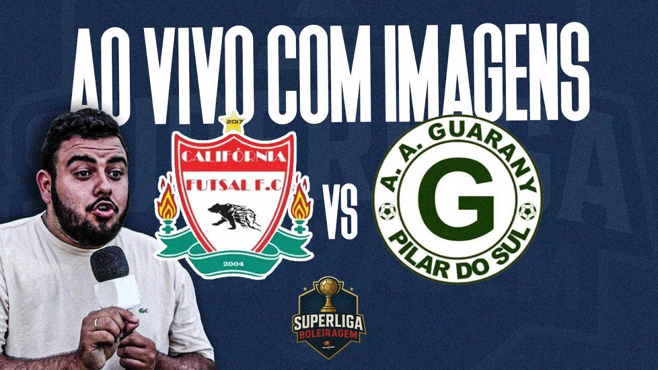 CALIFÓRNIA FUTSAL X GUARANY PILAR DO SUL | SEMIFINAL SUB-21 | AO VIVO NO BOLEIRAGEM LIVE