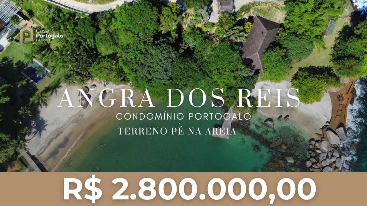 ESPETACULAR TERRENO PÉ NA AREIA EM ANGRA DOS REIS
