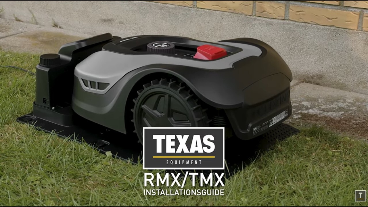 Installationsvideo RMX-TMX robotplæneklipper
