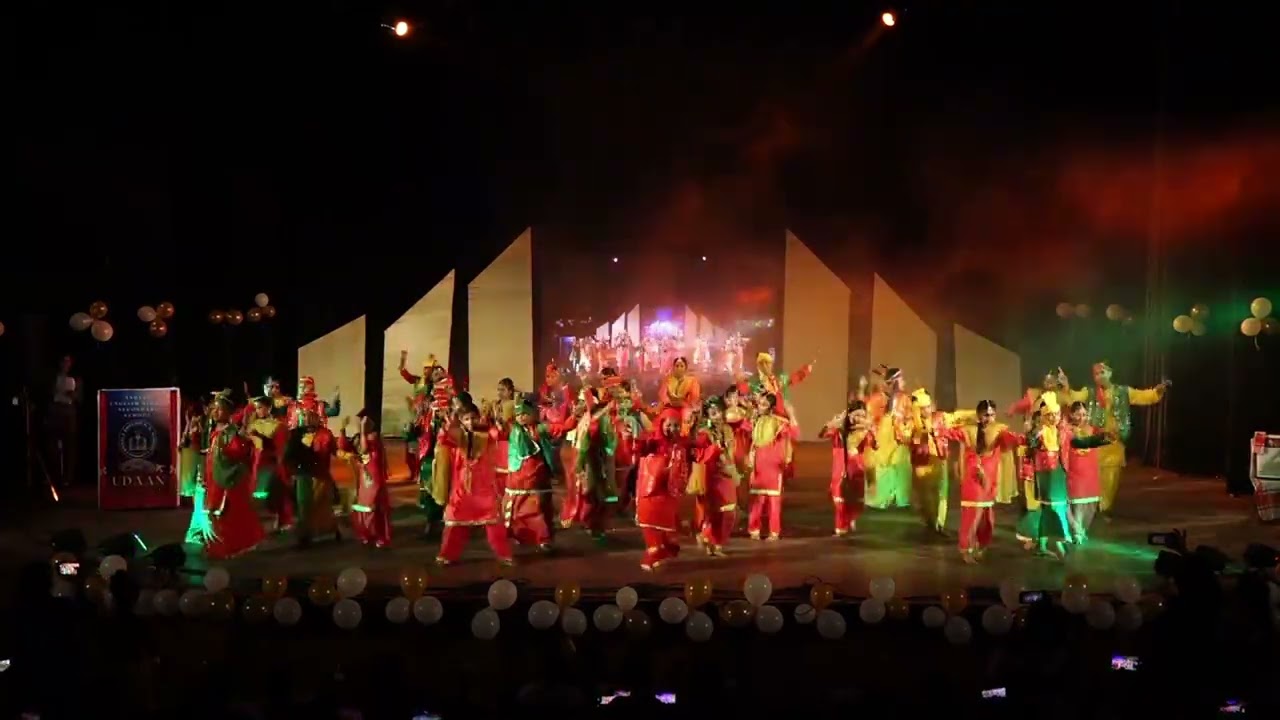Punjabi Bollywood Mix Dance | Udaan 2025 | Angels' English H.S. School