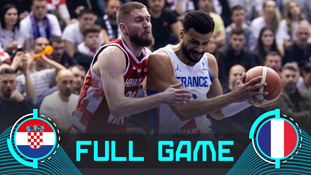 Croatia v France | Full Basketball Game | FIBA EuroBasket 2025 Qualifiers