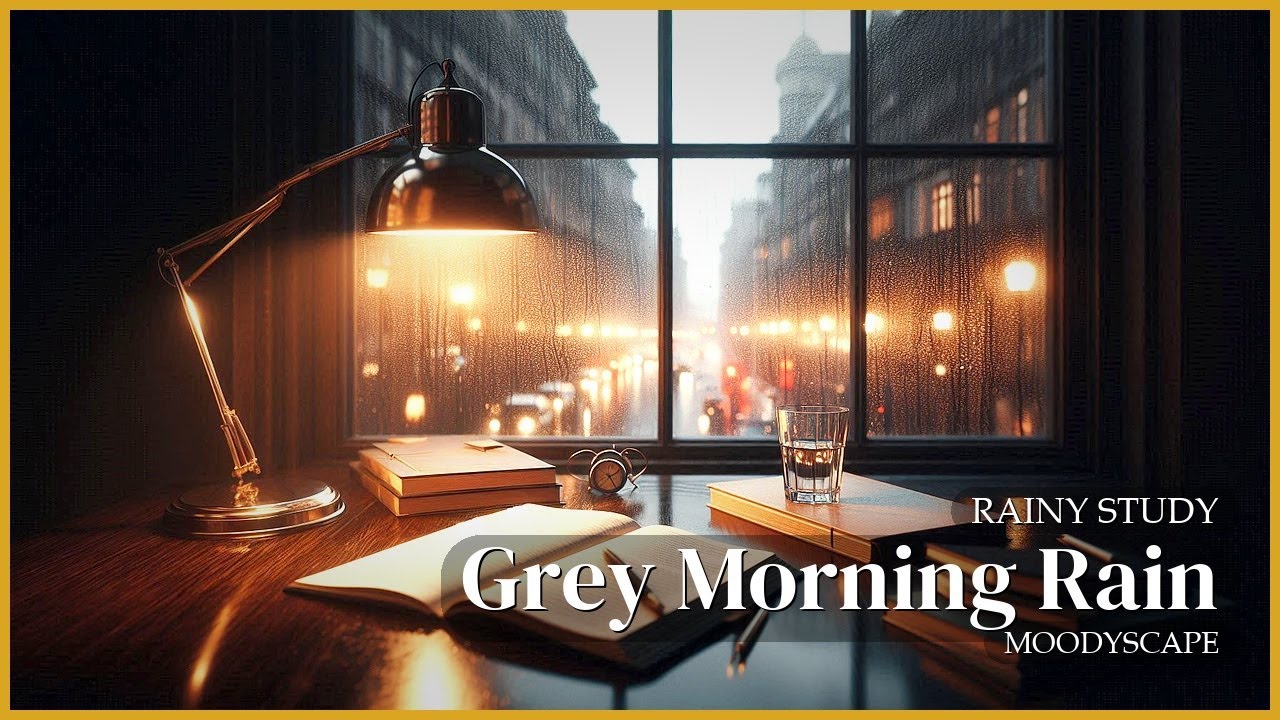 Grey Morning Rain 🌧️🌅 — Jazz for Early Study (30 Min)