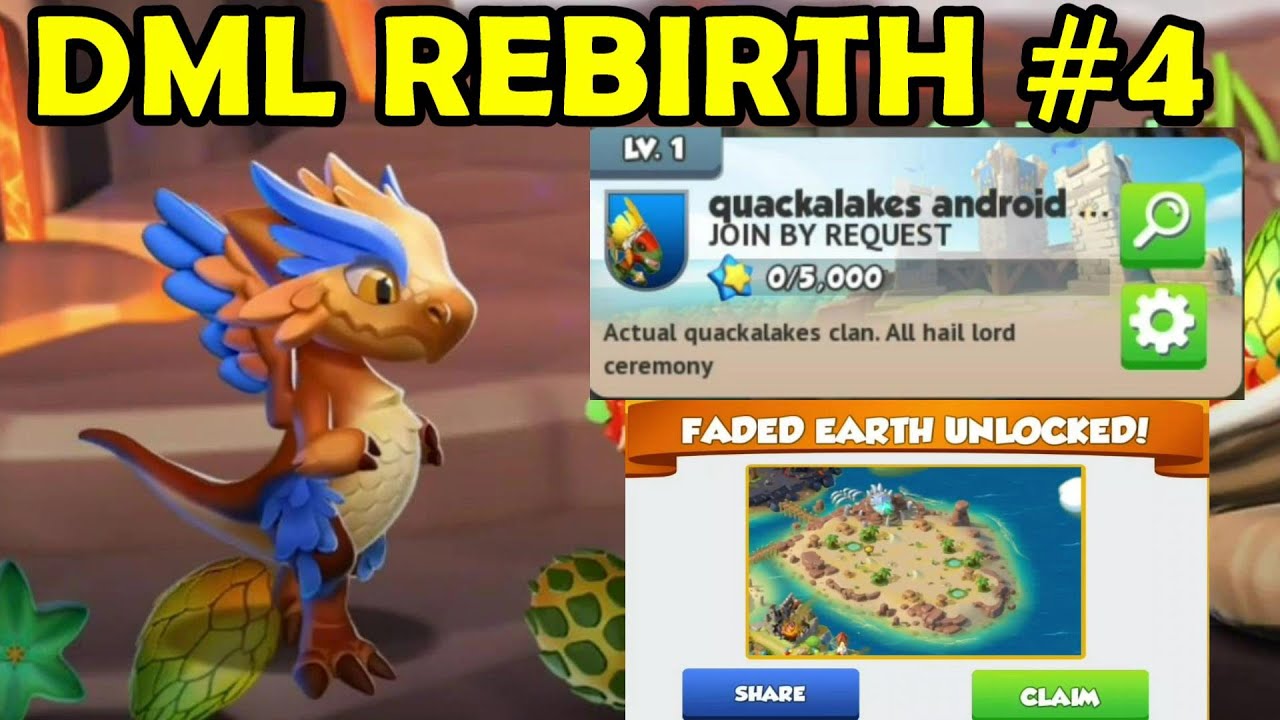 New ANDROID Quackalakes Clan + Unlocking FADED EARTH! - DML REBIRTH #4 (Android NEW PLAYER Guide!)
