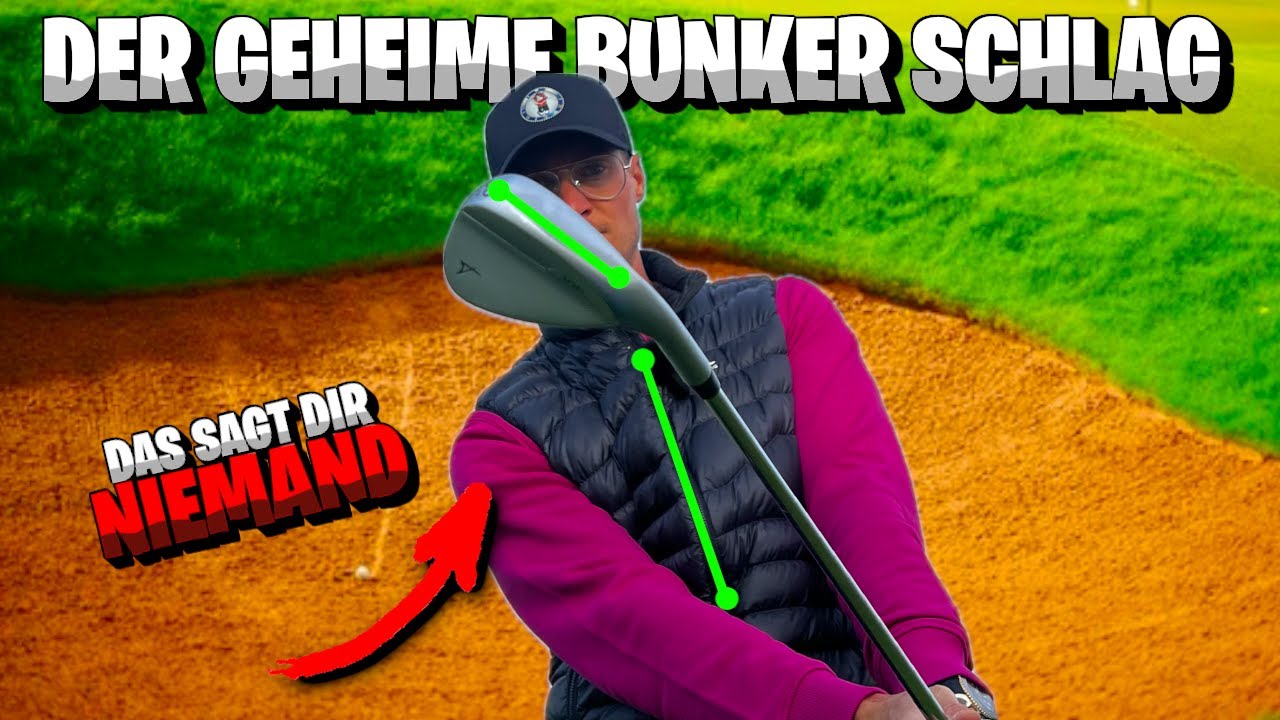 NIEMAND kennt diesen EINFACHEN BUNKER TRICK, den alle PGA Tour Spieler anwenden es ist so leicht!