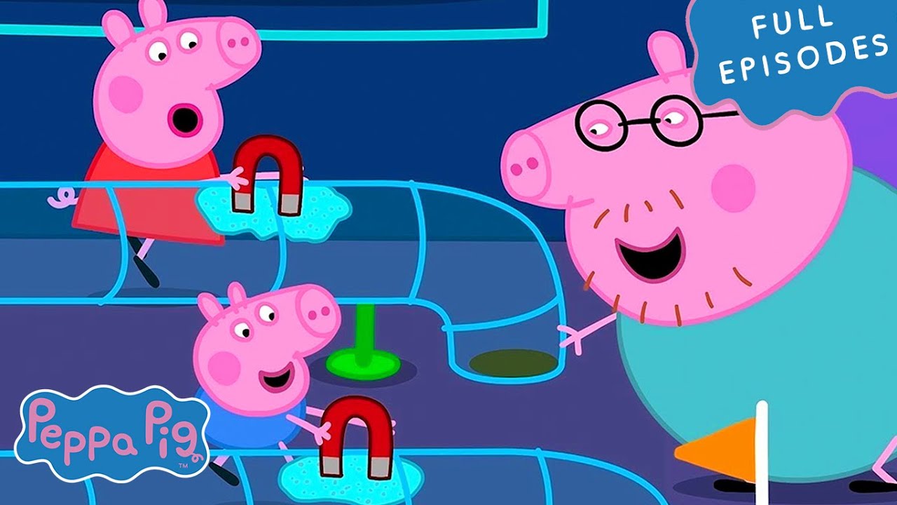 Peppa Pigs Magnet Slime Race 🐷 Peppa Pig | Full Episodes | Cartoons for Kids
