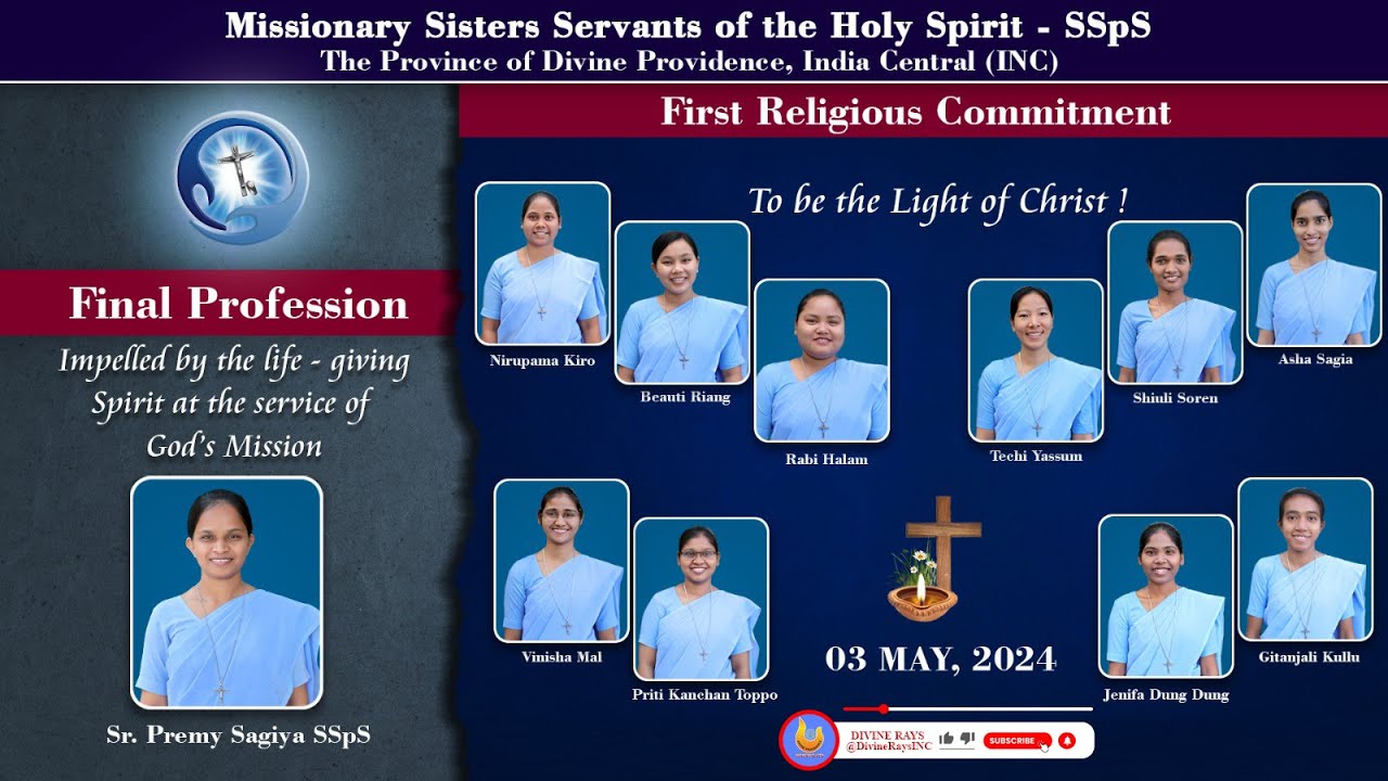 Precious life for the Lord||𝐅𝐢𝐧𝐚𝐥 & 𝐅𝐢𝐫𝐬𝐭 𝐏𝐫𝐨𝐟𝐞𝐬𝐬𝐢𝐨𝐧 𝟐𝟎𝟐𝟒 ||Yes Forever || SSpS - INC DIVINE RAYS||