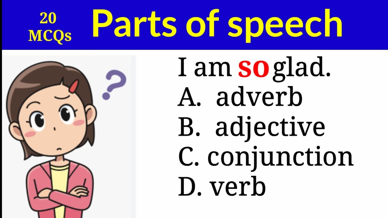 MCQs|Parts of Speech|English Grammar|HBSE|CBSE
