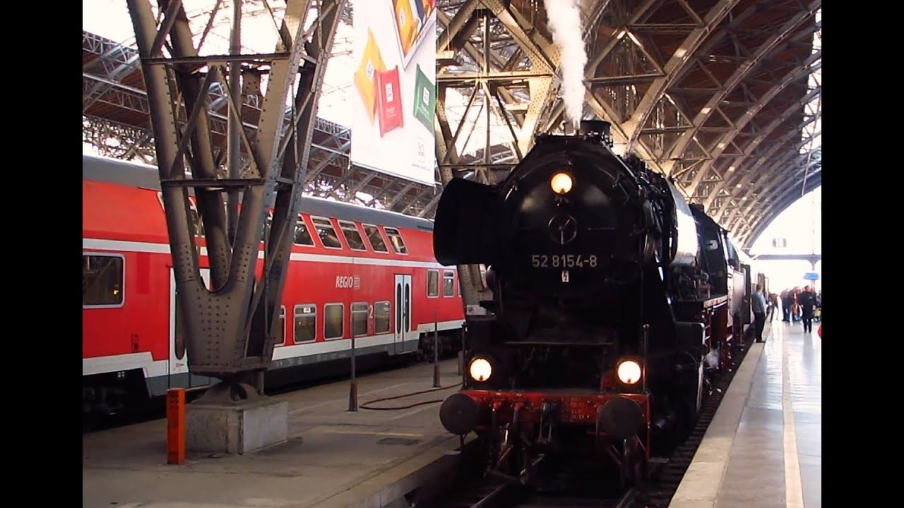 Leipzig: Führerstandsmitfahrt mit Dampflok 52 8154-8 (Vereinslok)