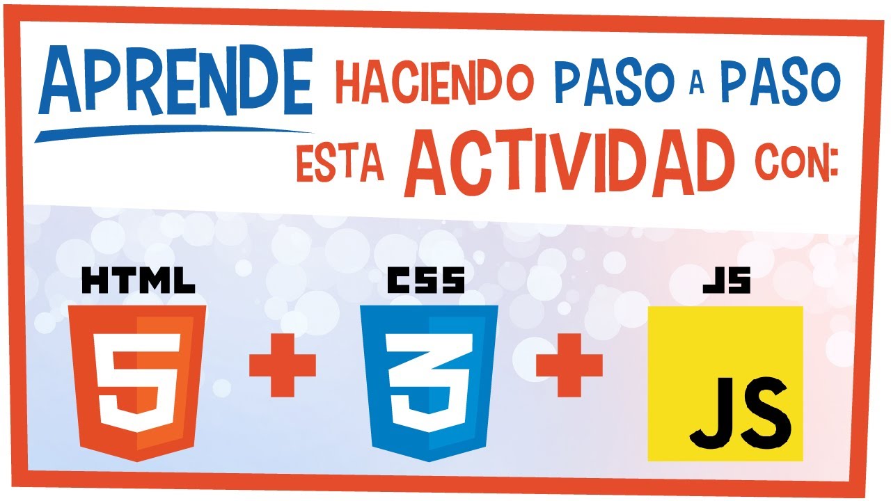 💪🏻 Actividad PR&Aacute;CTICA para que la hagas T&Uacute; con: HTML5, CSS y JAVASCRIPT 🚀 (100% RESPONSIVE)