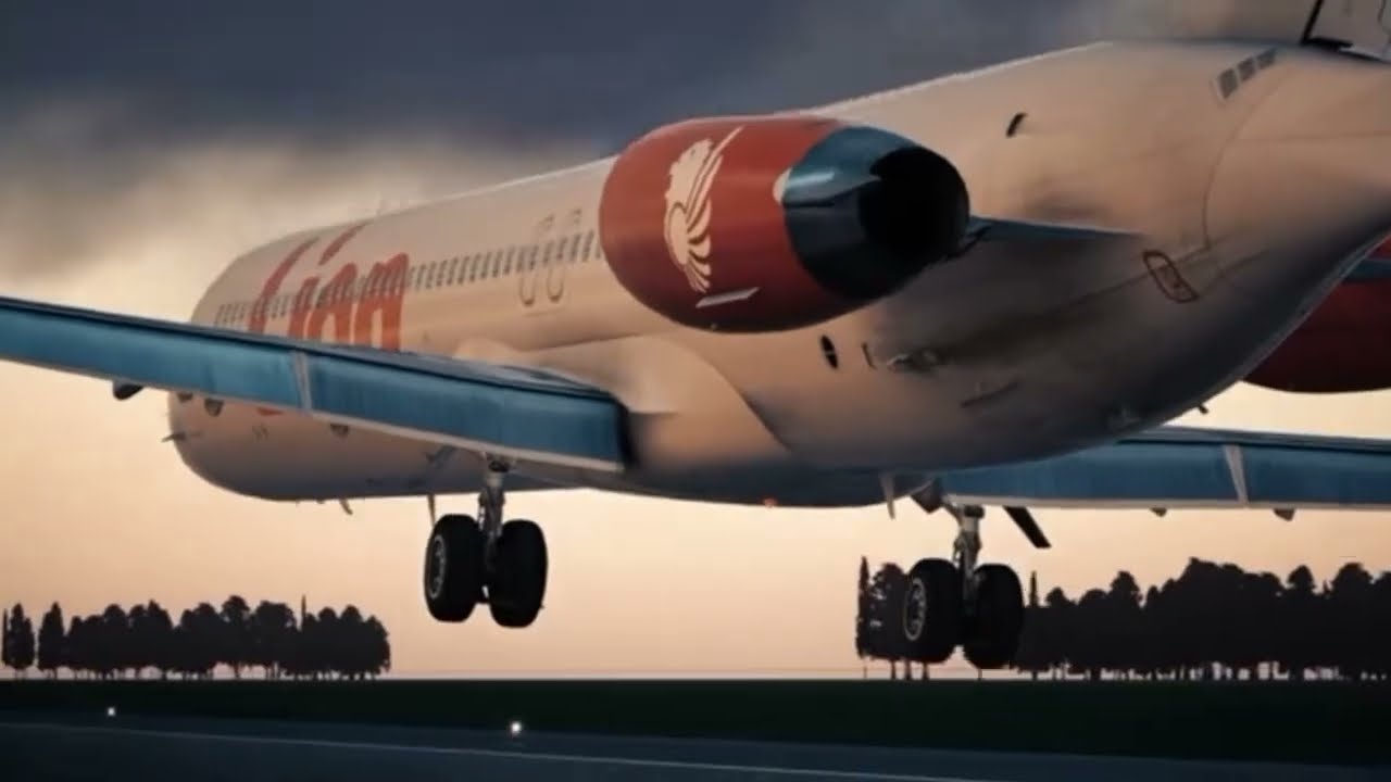 Lion Air flight 972 - Landing animation 