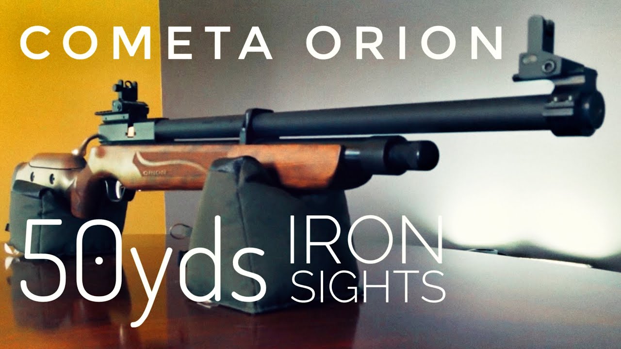 Cometa Orion Iron Sights to 50yds - Airgun Accuracy Testing