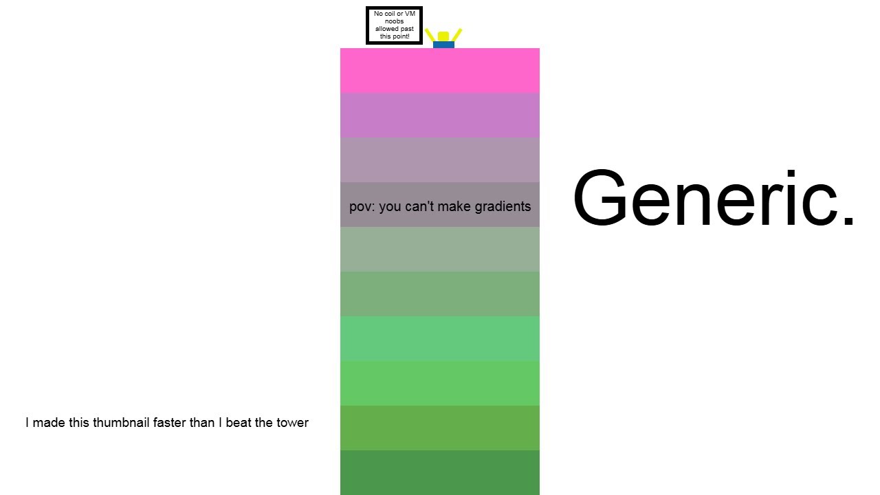generic tower of thinning layers completion | Roblox EToH