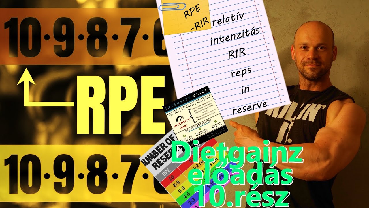 Relatív intenzitás azaz RIR-RPE avagy milyen keményen is kell edzeni   Dietgainz előadás 10.  rész