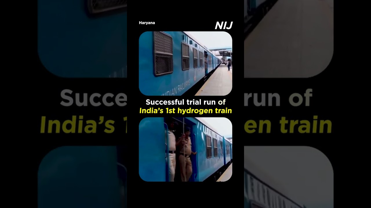 India's first Hydrogen train hits 120 kmph | Major milestone for Indian Railways