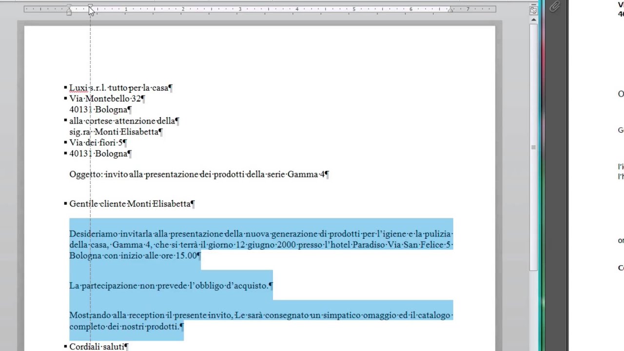 Tutorial Word 1: Formattazione testo e paragrafi
