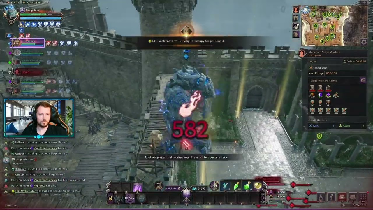 Throne and Liberty | Castle Siege | Jump Attacker Golem Guide | Dungeon Resurrection Location