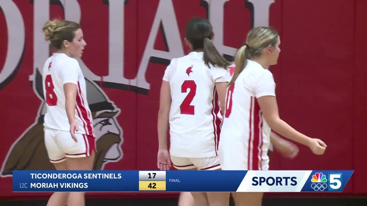 Moriah high school girls' basketball picks up convincing win against their rivals Ticonderoga